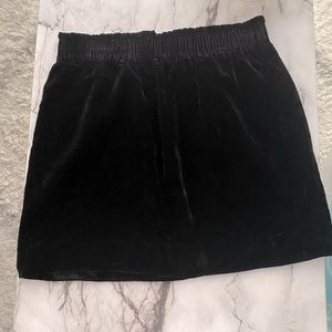 J Crew Factory Velvet Skirt